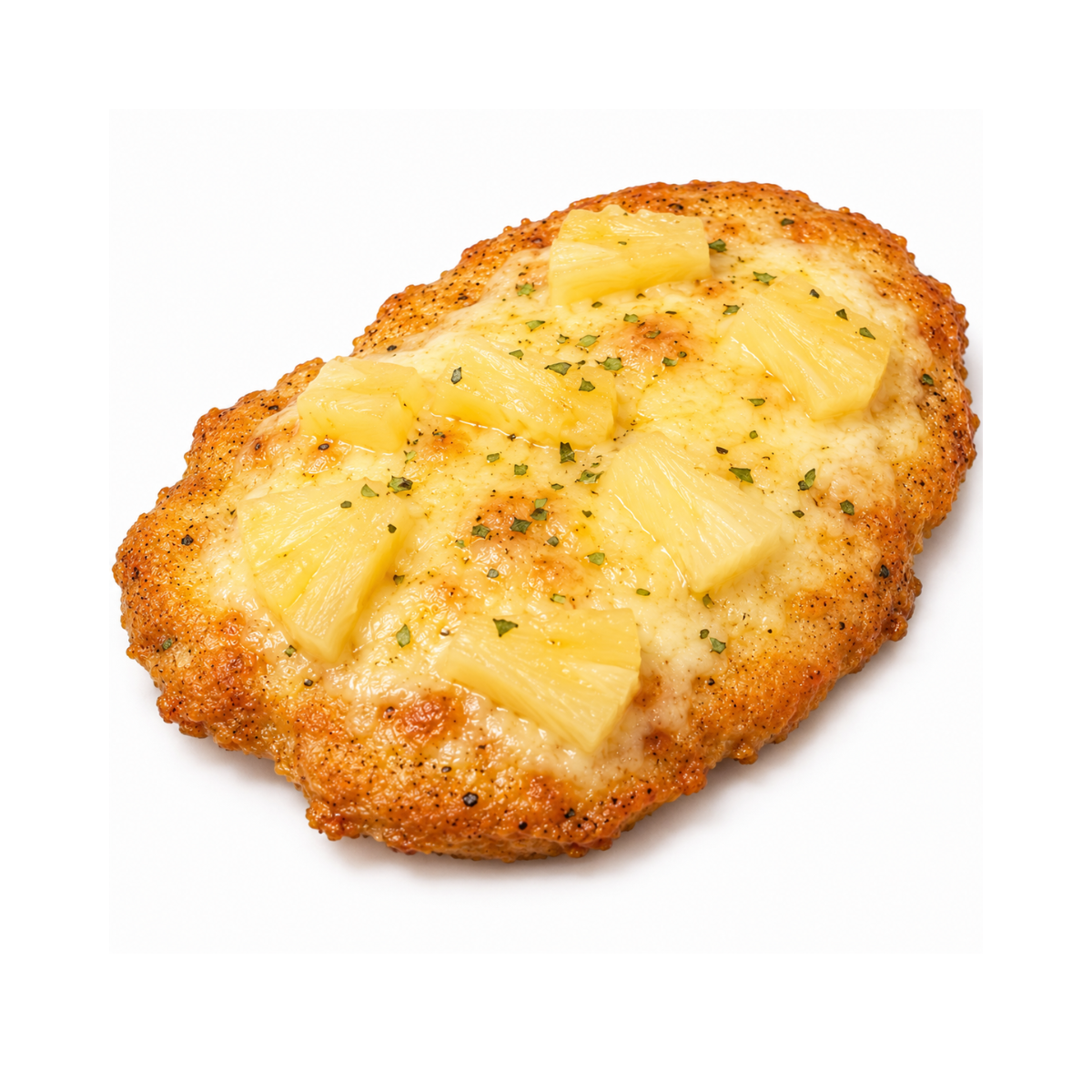 Kotlet drobiowy z ananasem